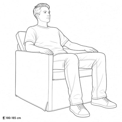 Armchair Police Blue 70 x 81 x 82 cm Velvet