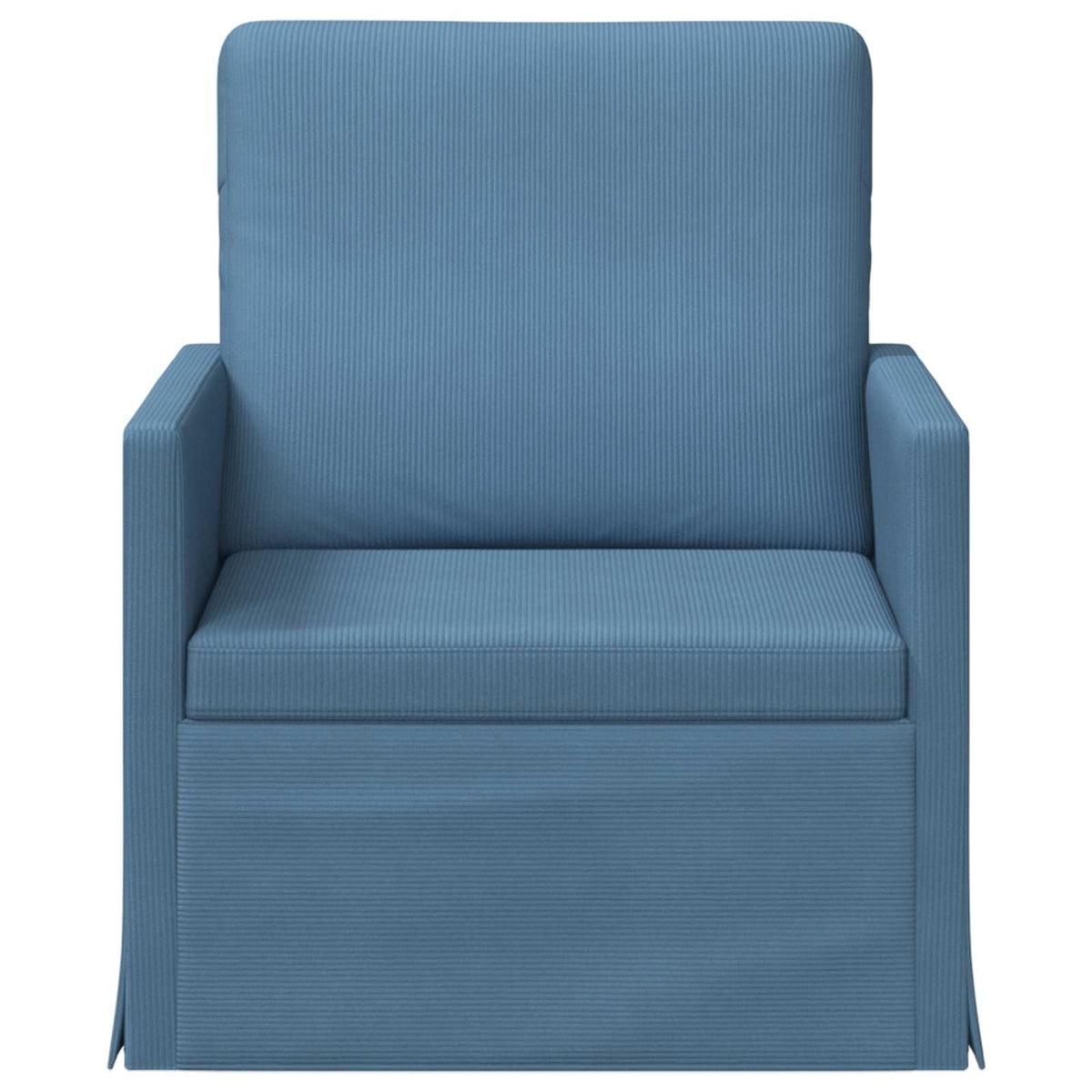 Armchair Blue 70 x 81 x 82 cm Corduroy Fabric