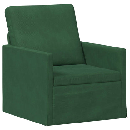 Armchair Jungle Green 70 x 81 x 82 cm Corduroy Fabric
