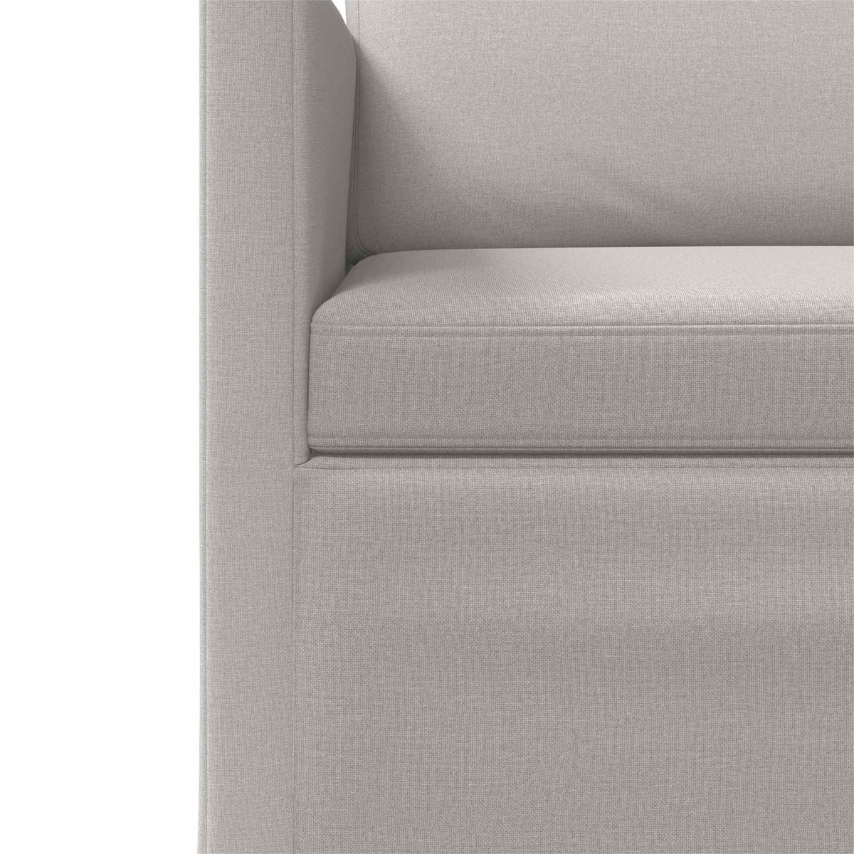 2 Seater Sofa Cloud Grey 130 x 81 x 82 cm Fabric
