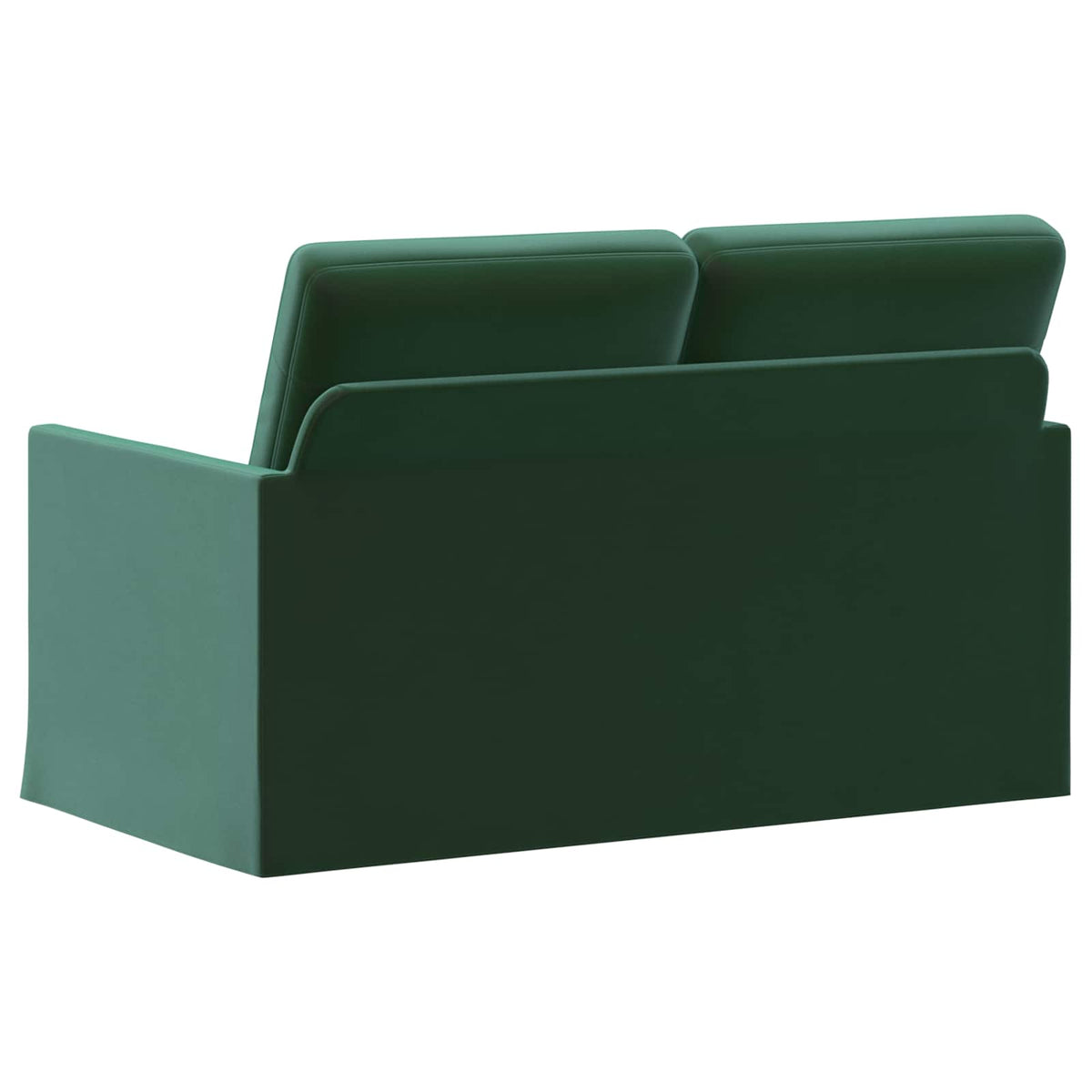 2 Seater Sofa Dark Green 130 x 81 x 82 cm Velvet