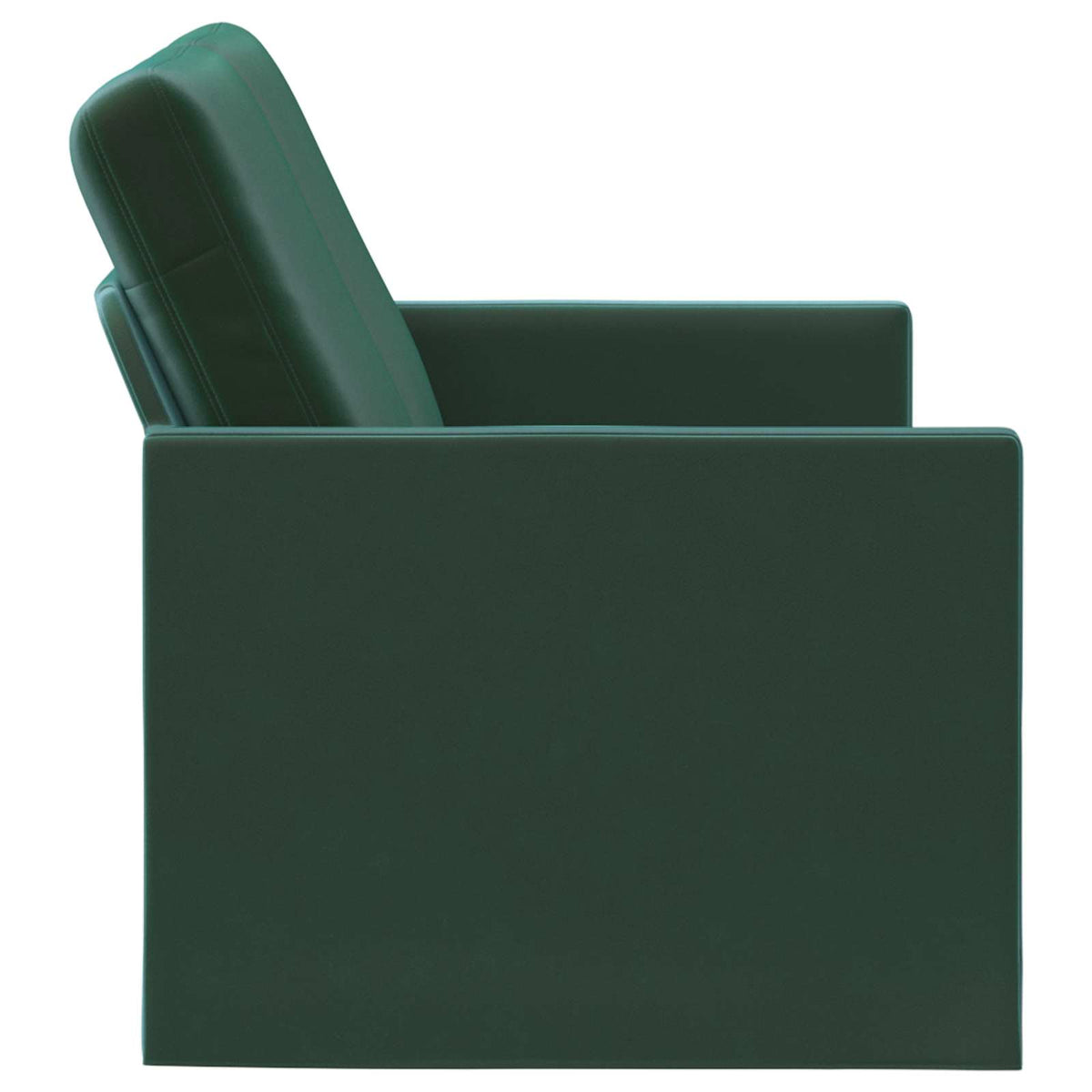 2 Seater Sofa Dark Green 130 x 81 x 82 cm Velvet