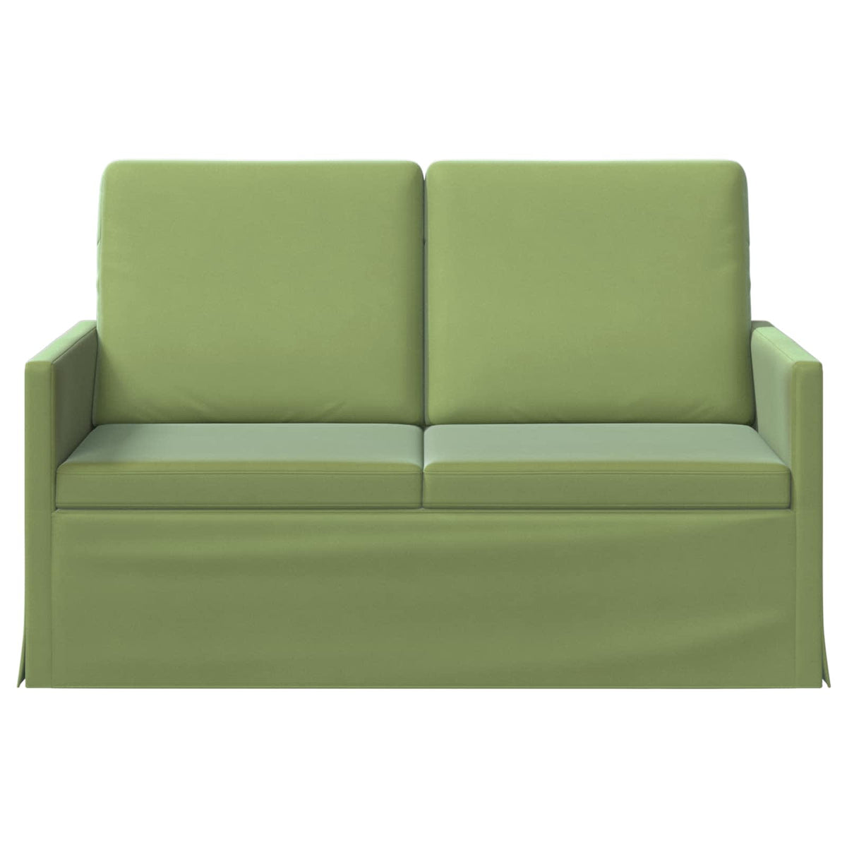 2 Seater Sofa Light Green 130 x 81 x 82 cm Velvet