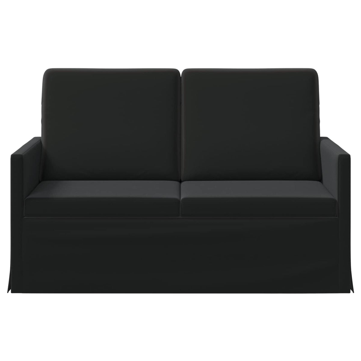 2 Seater Sofa Black 130 x 81 x 82 cm Velvet