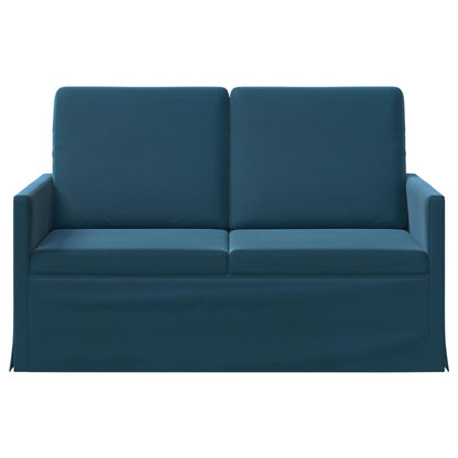 2 Seater Sofa Blue 130 x 81 x 82 cm Velvet