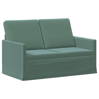 2 Seater Sofa Sea Green 130 x 81 x 82 cm Velvet