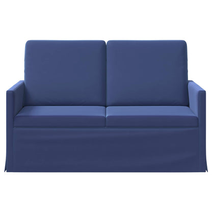 2 Seater Sofa Police Blue 130 x 81 x 82 cm Velvet