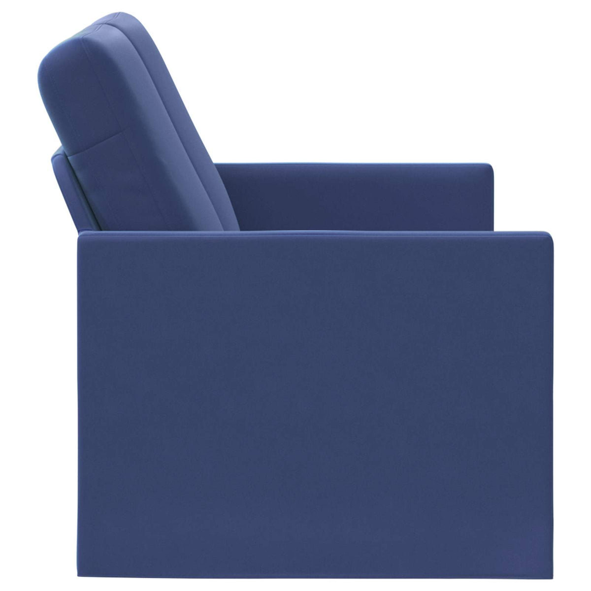 2 Seater Sofa Police Blue 130 x 81 x 82 cm Velvet