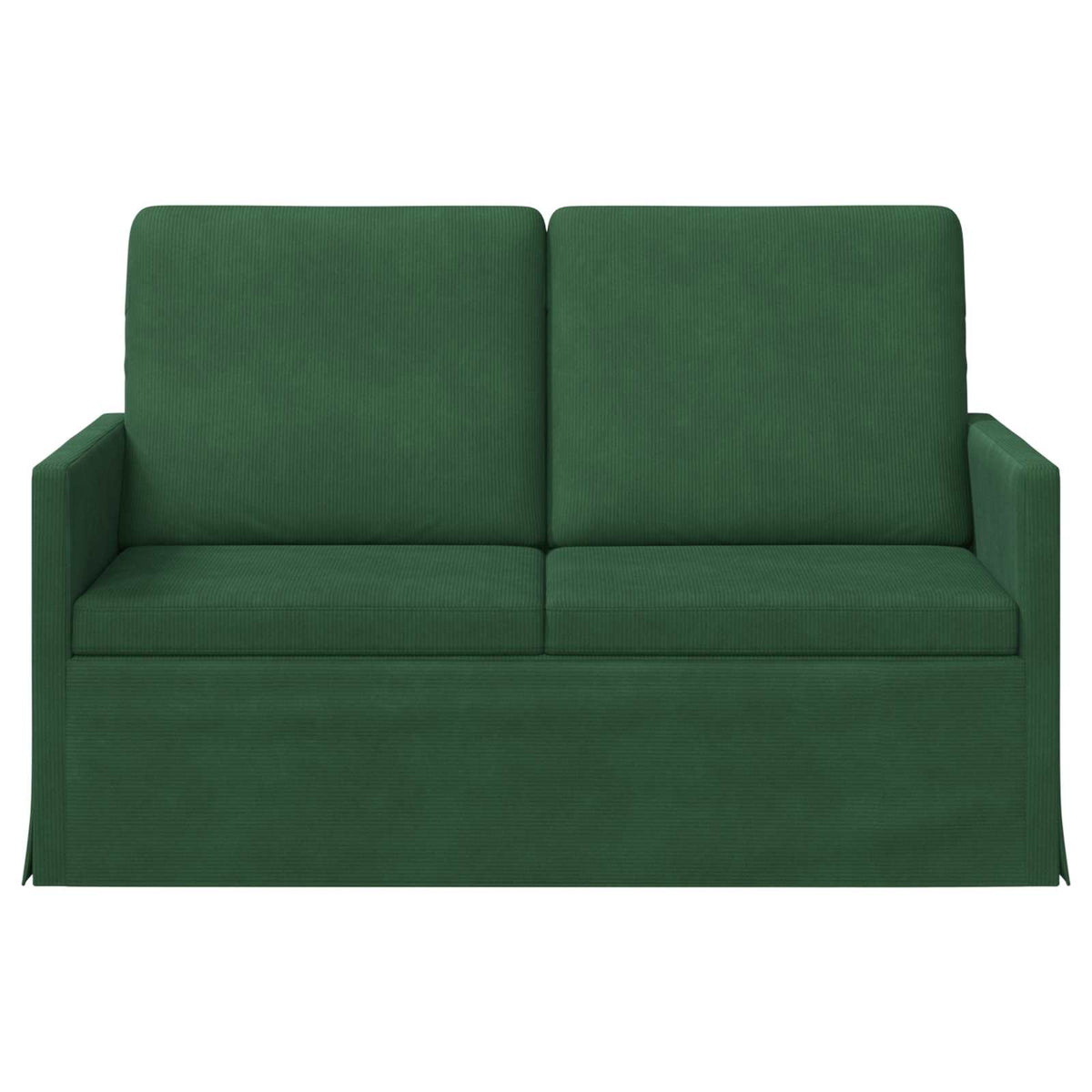 2 Seater Sofa Jungle Green 130 x 81 x 82 cm Corduroy Fabric