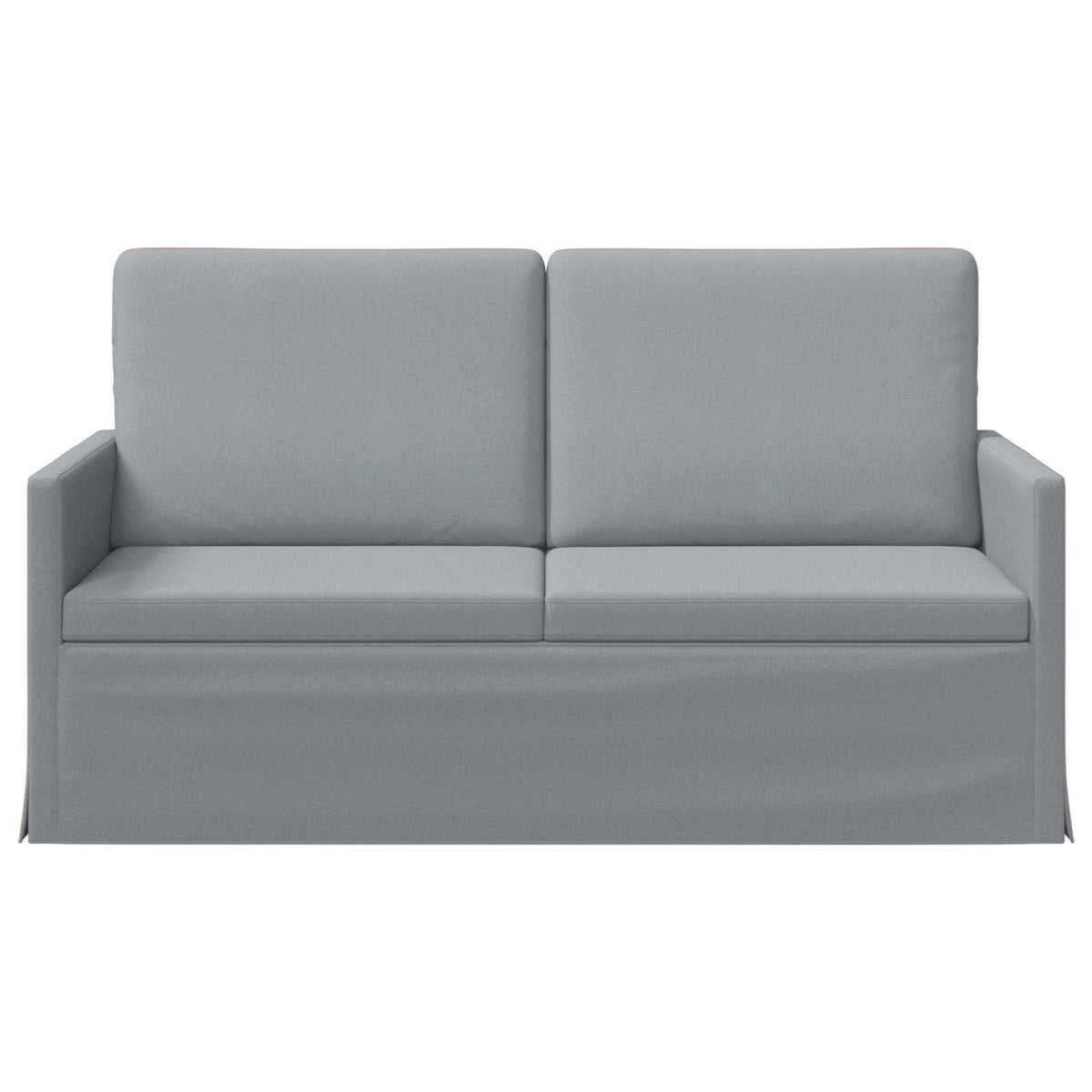 2 Seater Sofa Light Grey 150 x 81 x 82 cm Fabric
