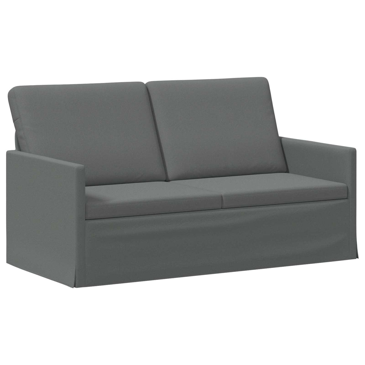 2 Seater Sofa Dark Grey 150 x 81 x 82 cm Fabric