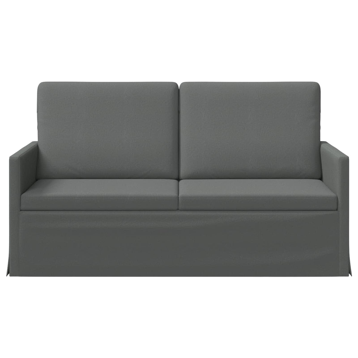 2 Seater Sofa Dark Grey 150 x 81 x 82 cm Fabric