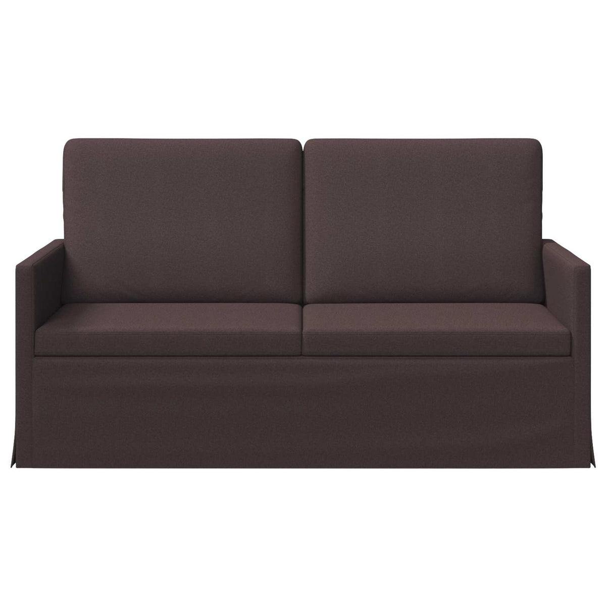 2 Seater Sofa Dark Brown 150 x 81 x 82 cm Fabric