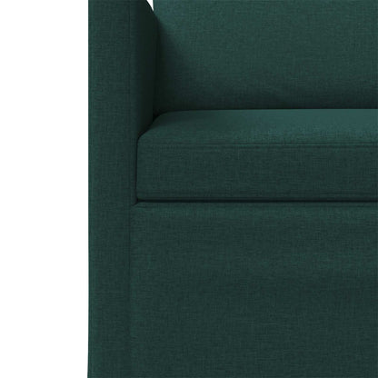 2 Seater Sofa Dark Green 150 x 81 x 82 cm Fabric