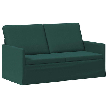 2 Seater Sofa Dark Green 150 x 81 x 82 cm Fabric