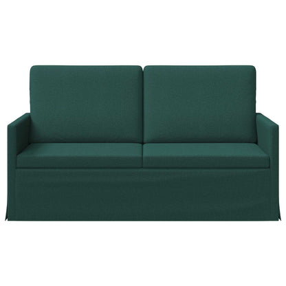 2 Seater Sofa Dark Green 150 x 81 x 82 cm Fabric