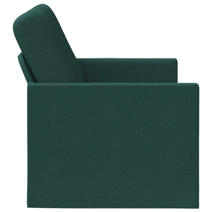 2 Seater Sofa Dark Green 150 x 81 x 82 cm Fabric