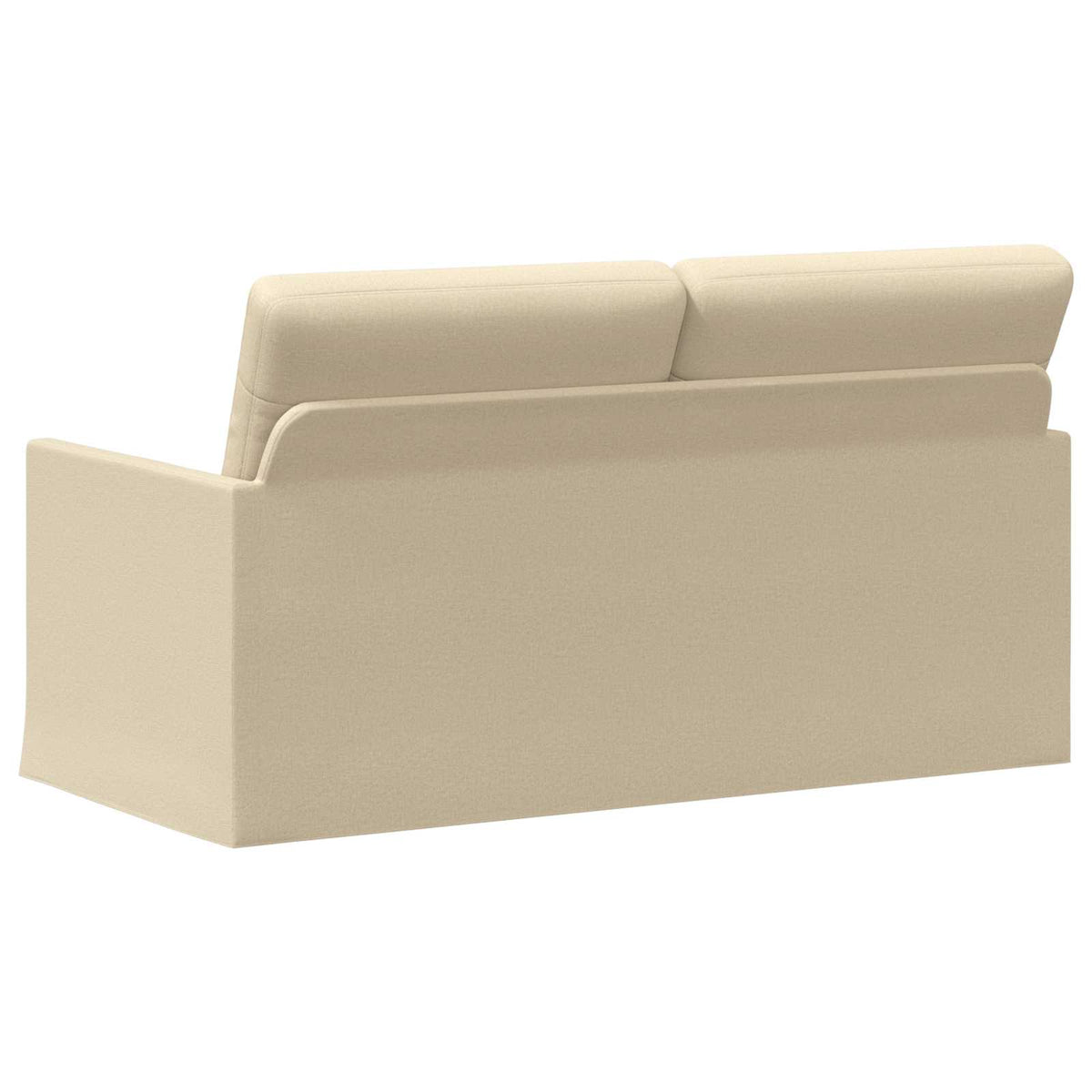 2 Seater Sofa Cream 150 x 81 x 82 cm Fabric