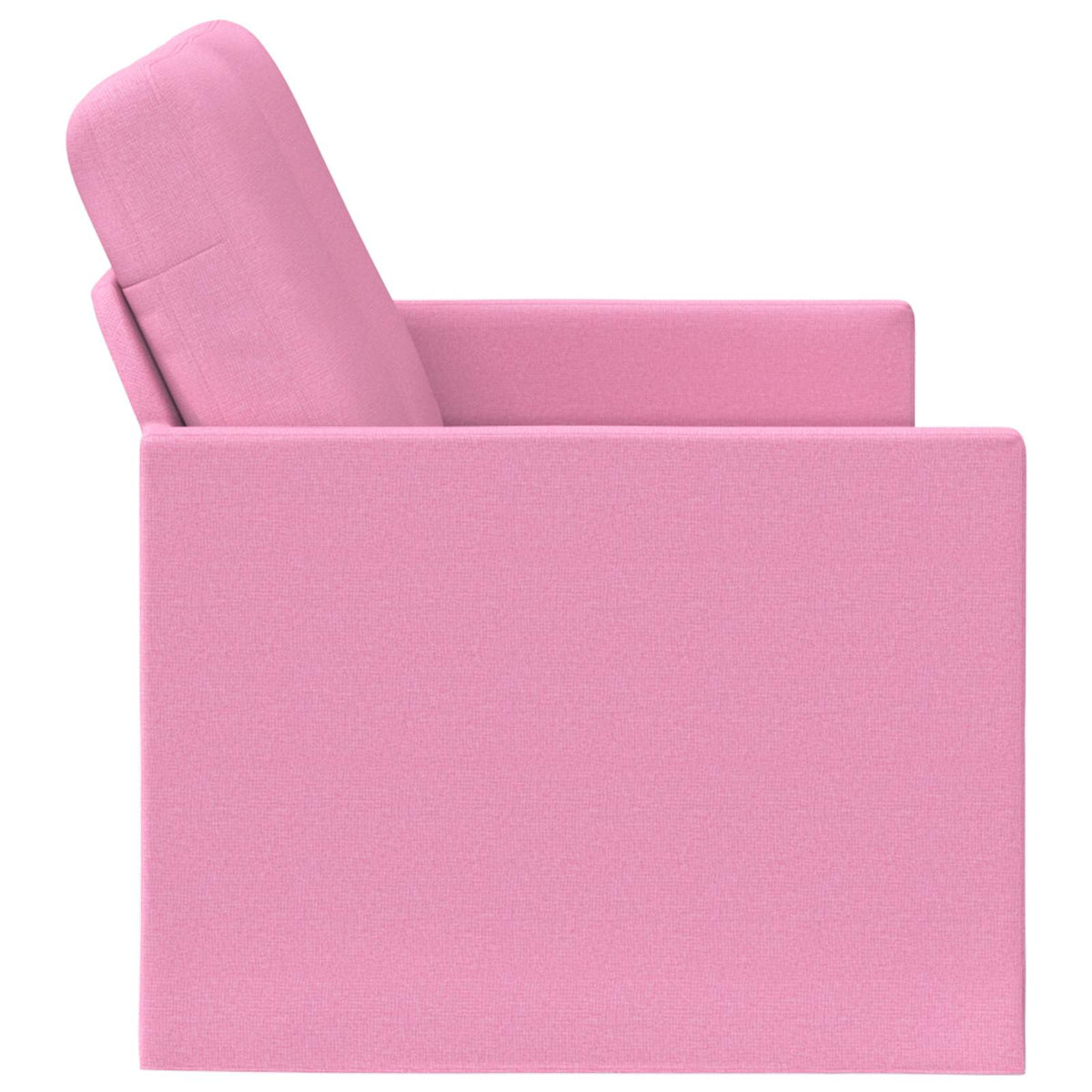 2 Seater Sofa Pink 150 x 81 x 82 cm Fabric