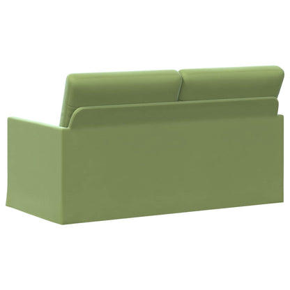 2 Seater Sofa Light Green 150 x 81 x 82 cm Velvet
