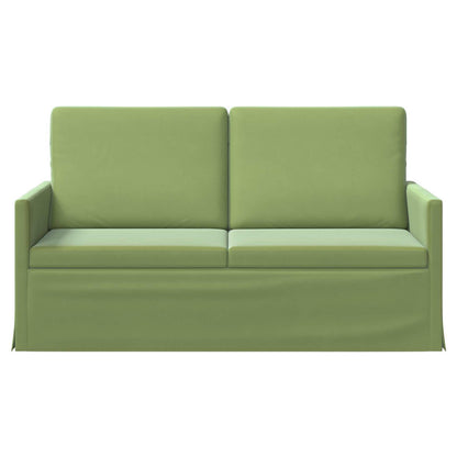 2 Seater Sofa Light Green 150 x 81 x 82 cm Velvet