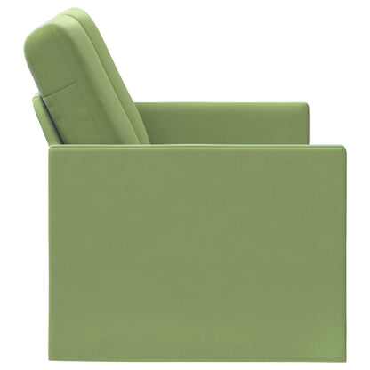 2 Seater Sofa Light Green 150 x 81 x 82 cm Velvet