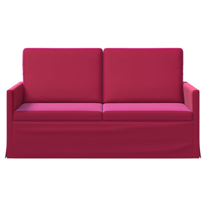 2 Seater Sofa Wine Red 150 x 81 x 82 cm Velvet