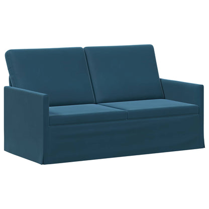 2 Seater Sofa Blue 150 x 81 x 82 cm Velvet