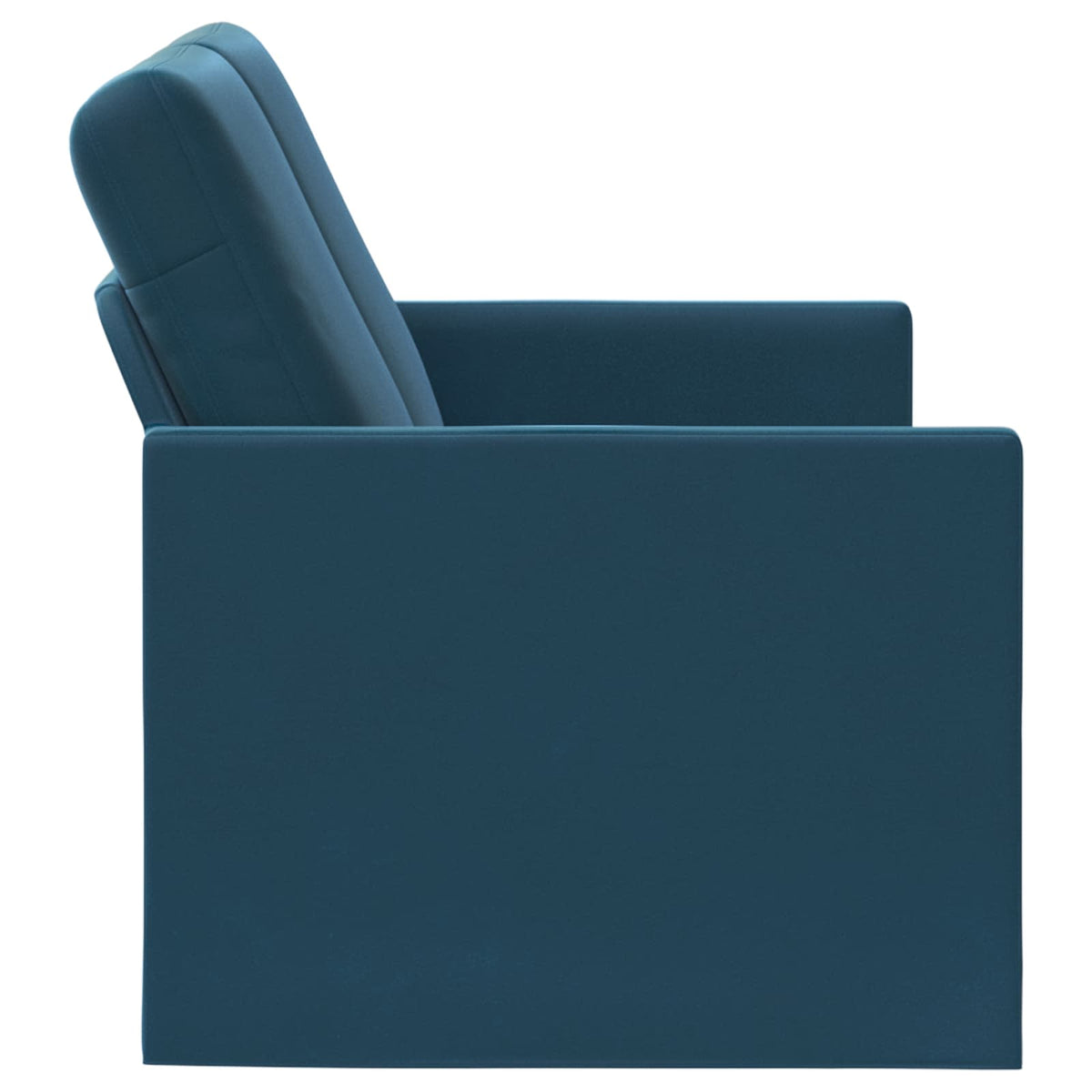 2 Seater Sofa Blue 150 x 81 x 82 cm Velvet