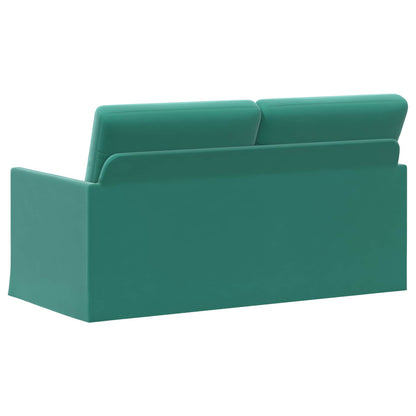 2 Seater Sofa Turquoise 150 x 81 x 82 cm Velvet