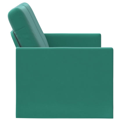 2 Seater Sofa Turquoise 150 x 81 x 82 cm Velvet
