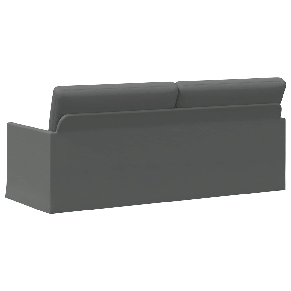 3 Seater Sofa Dark Grey 190 x 81 x 82 cm Fabric
