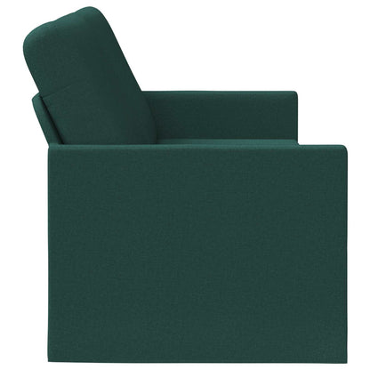 3 Seater Sofa Dark Green 190 x 81 x 82 cm Fabric