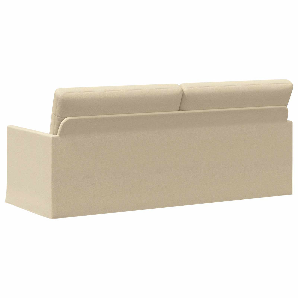 3 Seater Sofa Cream 190 x 81 x 82 cm Fabric