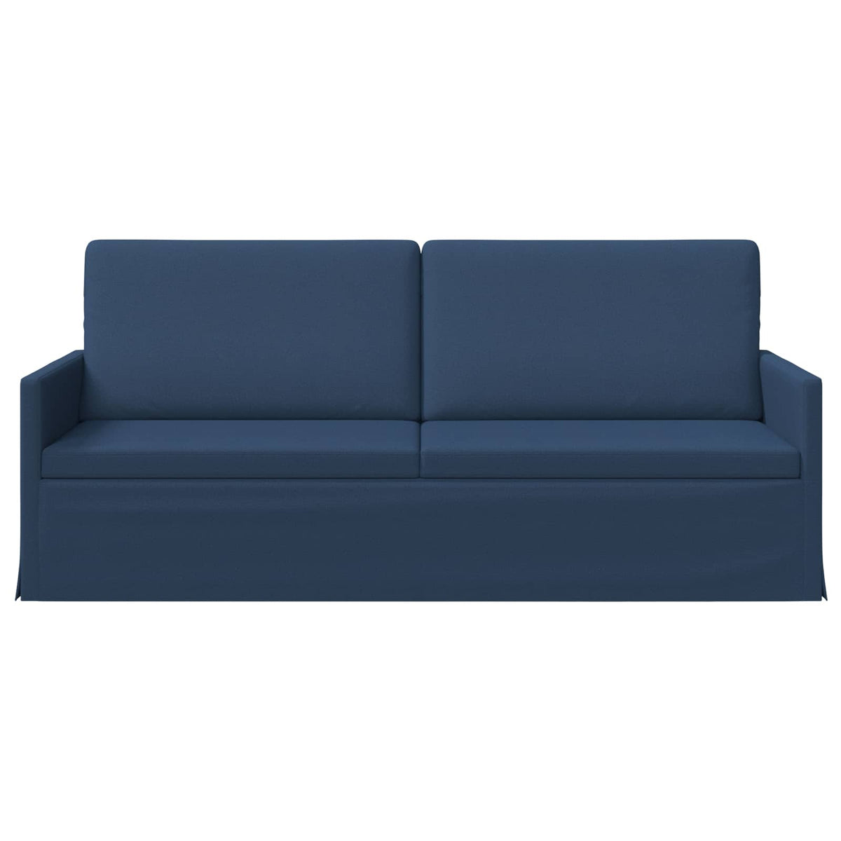 3 Seater Sofa Blue 190 x 81 x 82 cm Fabric
