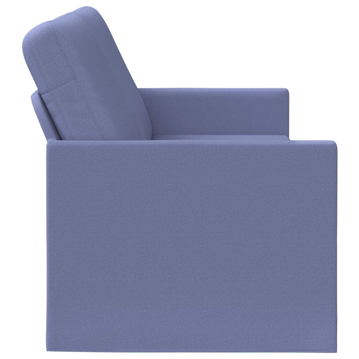 3 Seater Sofa Jeans Blue 190 x 81 x 82 cm Fabric