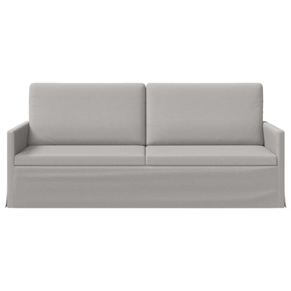 3 Seater Sofa Cloud Grey 190 x 81 x 82 cm Fabric