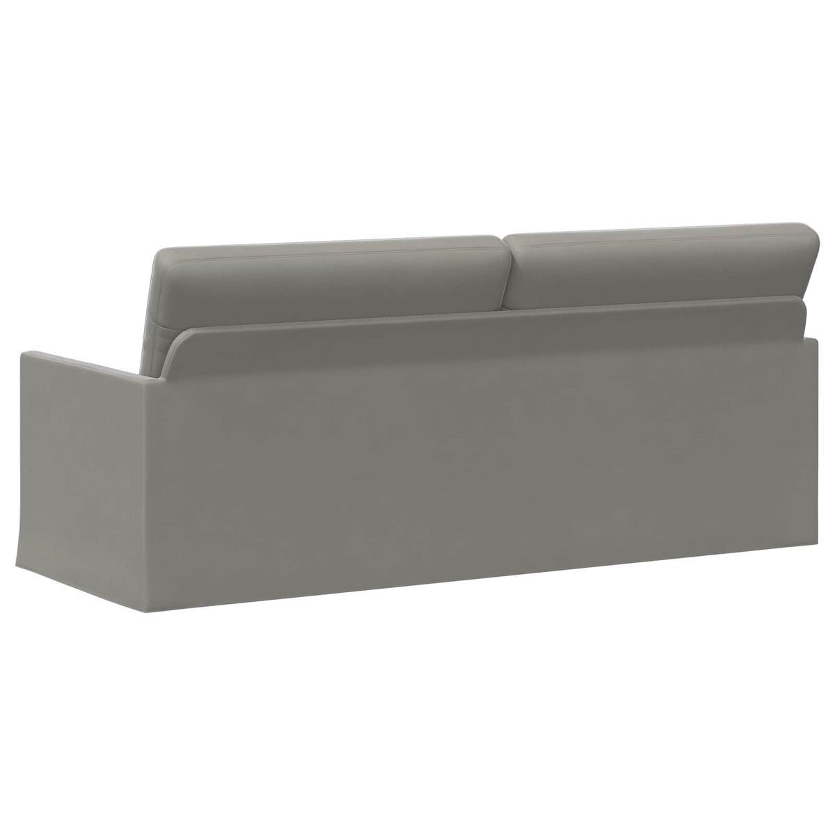 3 Seater Sofa Light Grey 190 x 81 x 82 cm Velvet