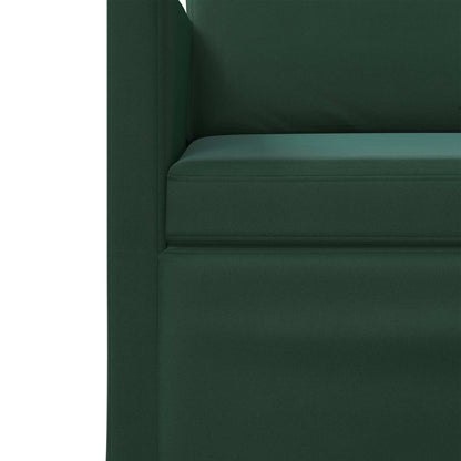 3 Seater Sofa Dark Green 190 x 81 x 82 cm Velvet