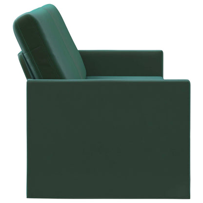 3 Seater Sofa Dark Green 190 x 81 x 82 cm Velvet