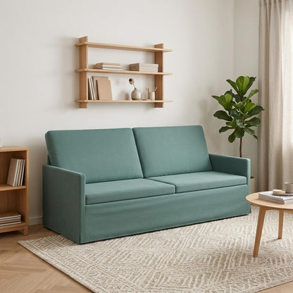 3 Seater Sofa Sea Green 190 x 81 x 82 cm Velvet