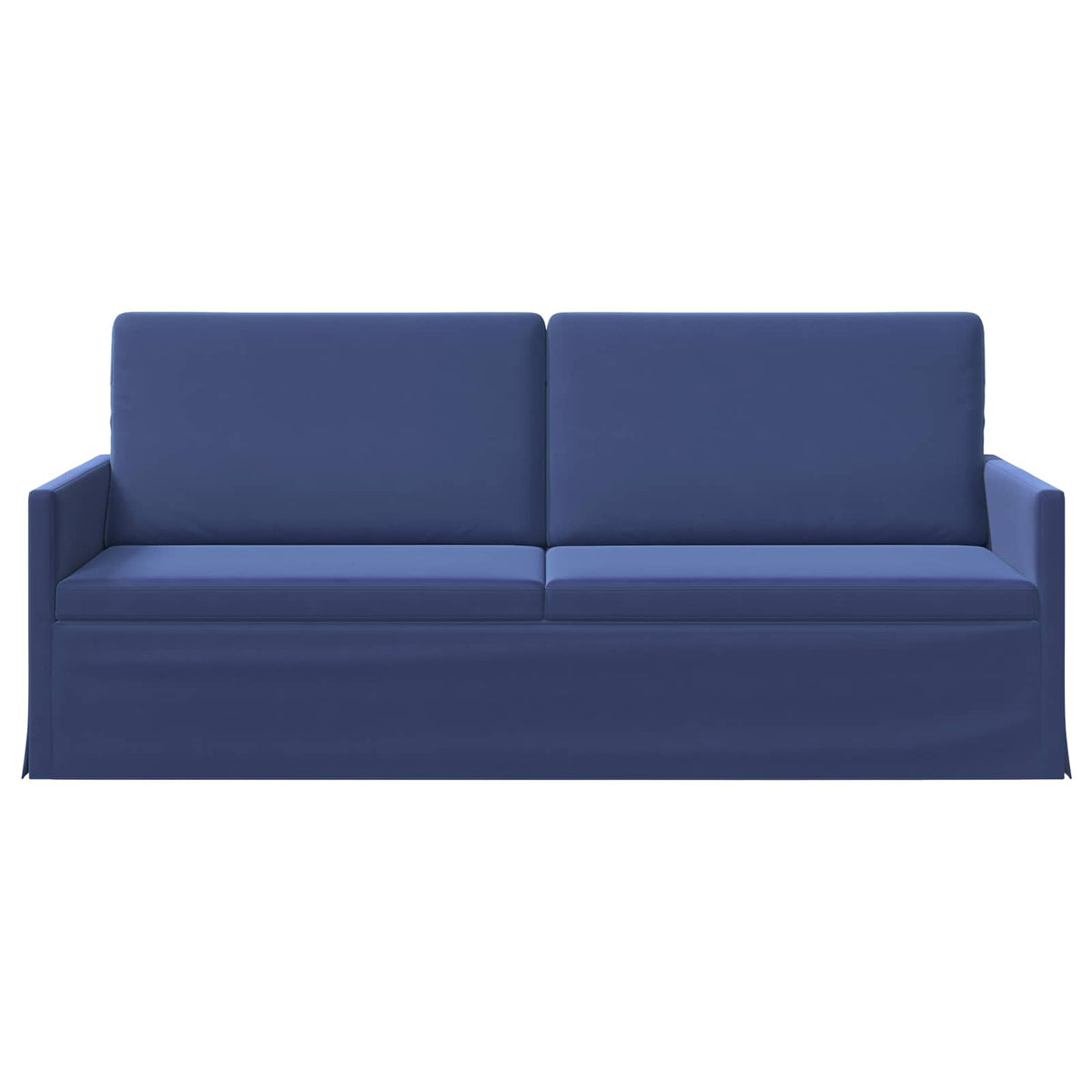 3 Seater Sofa Police Blue 190 x 81 x 82 cm Velvet