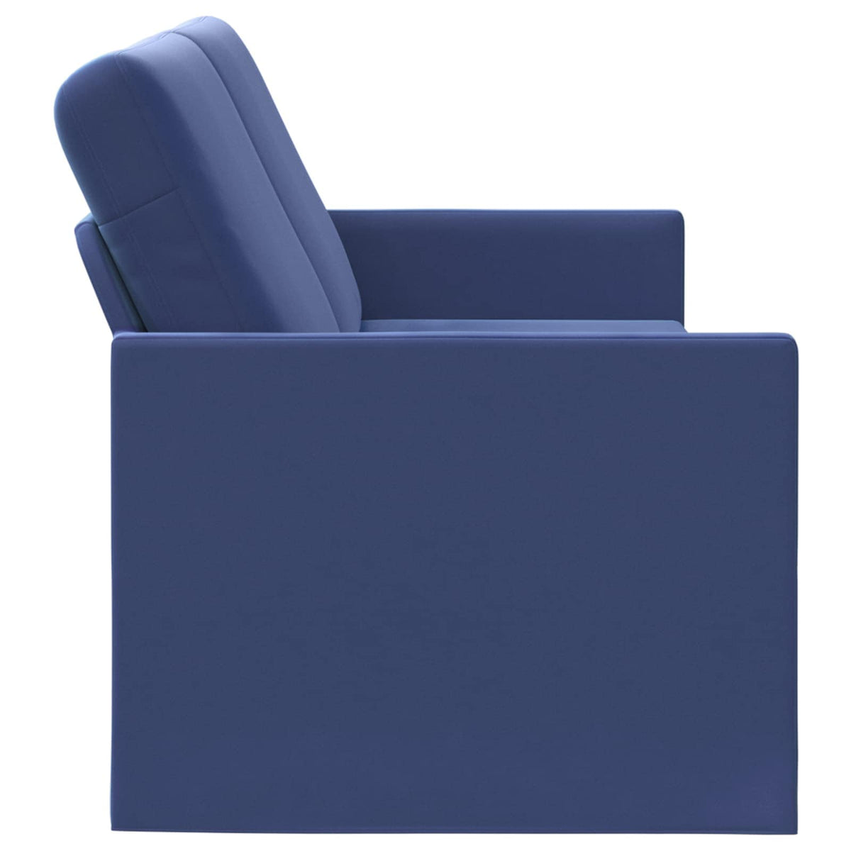 3 Seater Sofa Police Blue 190 x 81 x 82 cm Velvet