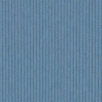 3 Seater Sofa Blue 190 x 81 x 82 cm Corduroy Fabric