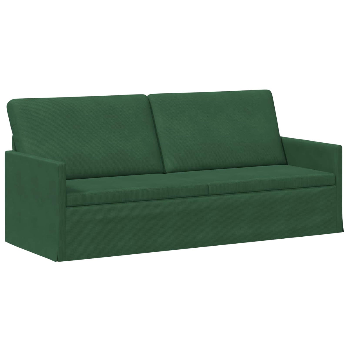 3 Seater Sofa Jungle Green 190 x 81 x 82 cm Corduroy Fabric