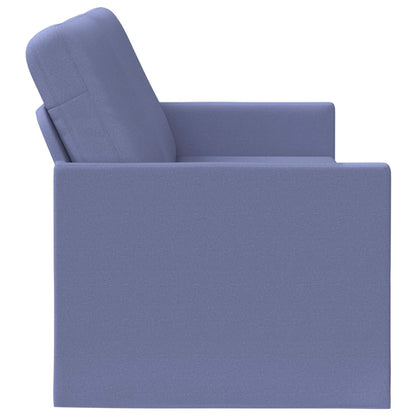 3 Seater Sofa Jeans Blue 220 x 81 x 82 cm Fabric