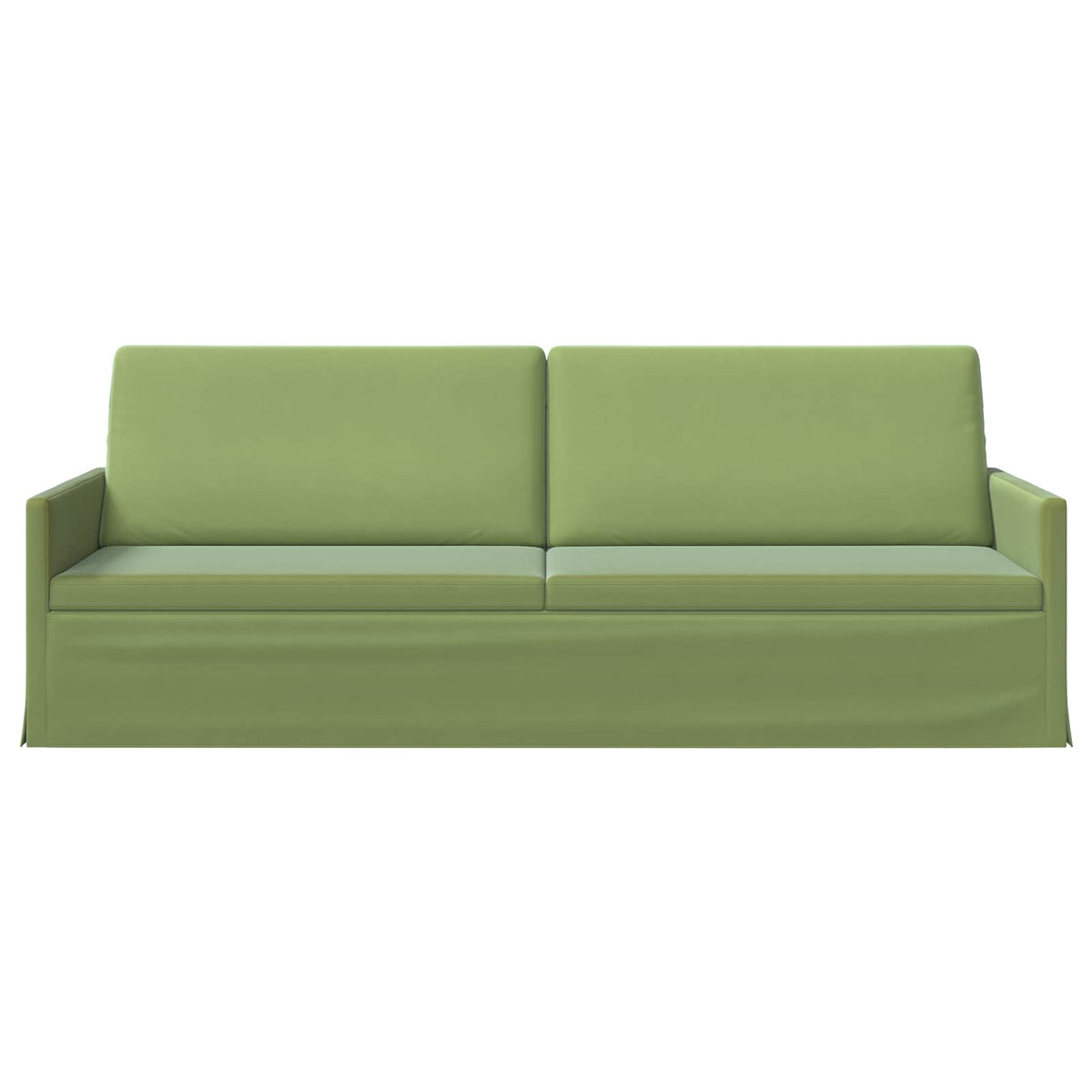3 Seater Sofa Light Green 220 x 81 x 82 cm Velvet