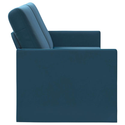 3 Seater Sofa Blue 220 x 81 x 82 cm Velvet