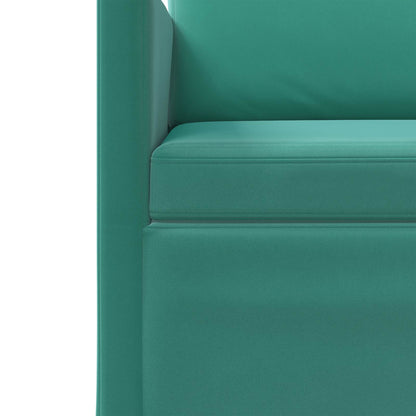3 Seater Sofa Turquoise 220 x 81 x 82 cm Velvet