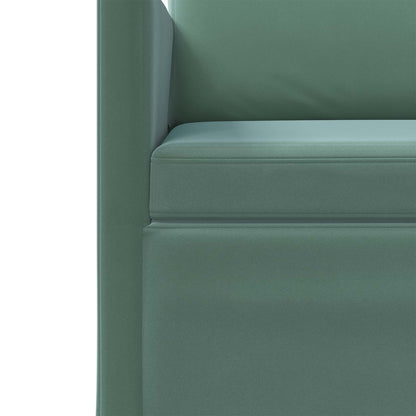 3 Seater Sofa Sea Green 220 x 81 x 82 cm Velvet